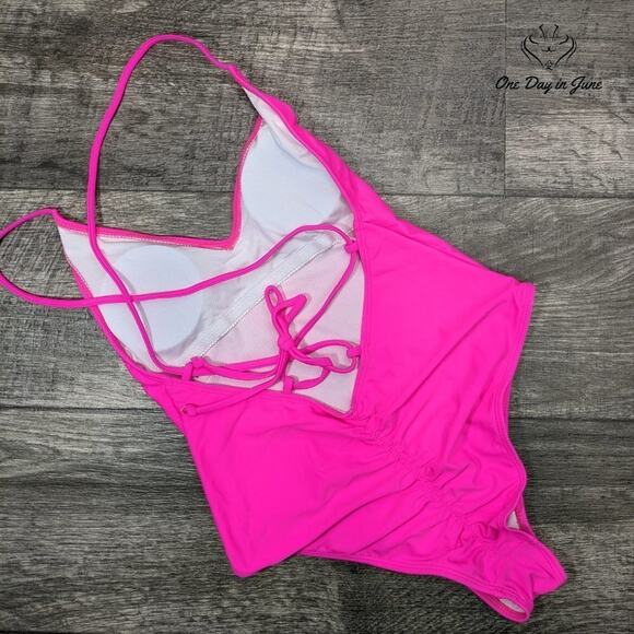 Sweatyrocks Ruched Back One Piece Swimsuit Size XL - Picture 4 of 4